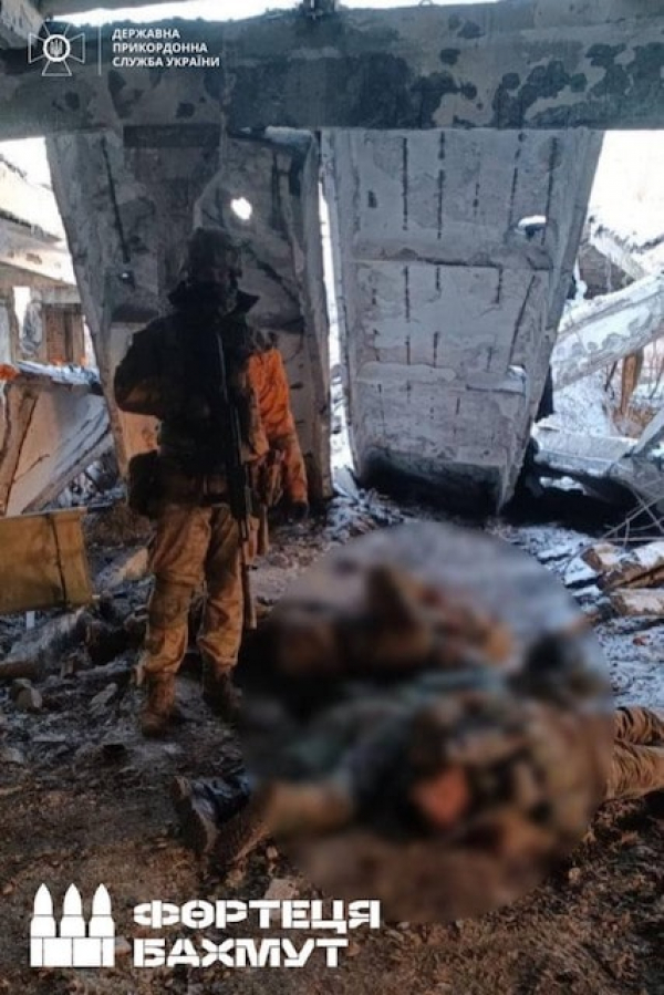 Пограничники под Бахмутом захватили опорный пункт врага