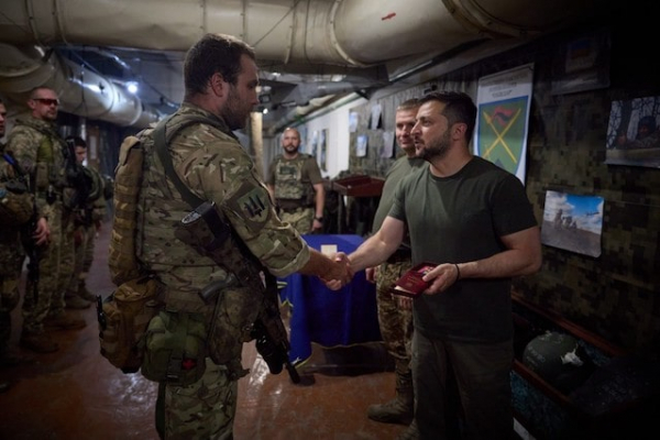 Президент Владимир Зеленский посетил Донецкую область