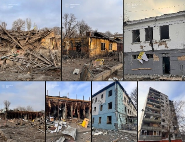 Российские террористы сбросили на Краматорск полуторатонную бомбу