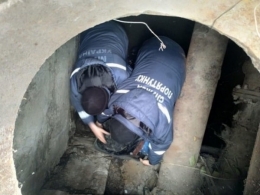 Во время тушения пожара спасатели обнаружили обгоревший труп человека