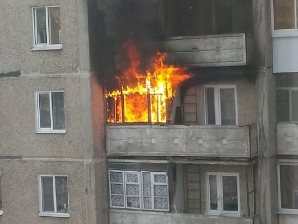 В Славянске во время пожара погибли два человека