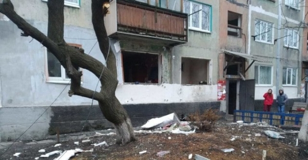 Взрыв газа в Мирнограде – пострадали два человека