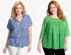 Блузки для полных женщин, которые их стройнят (фото)