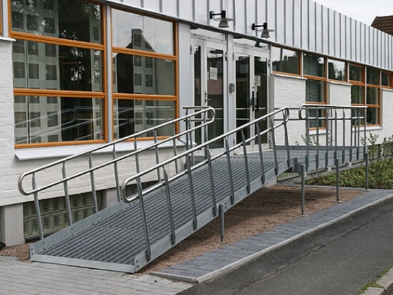 Пандусы: назначение, виды, использование