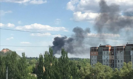 В Петровском районе Донецка во время обстрела повреждена трансформаторная станция