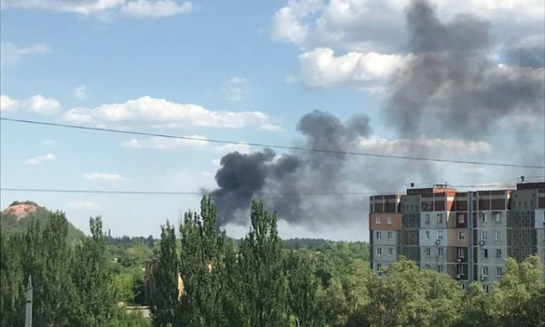 В Петровском районе Донецка во время обстрела повреждена трансформаторная станция