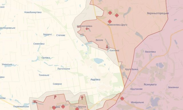 Российские войска активизировались на Авдеевском направлении