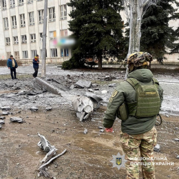 В центре Краматорска упала и не разорвалась российская полуторатонная бомба