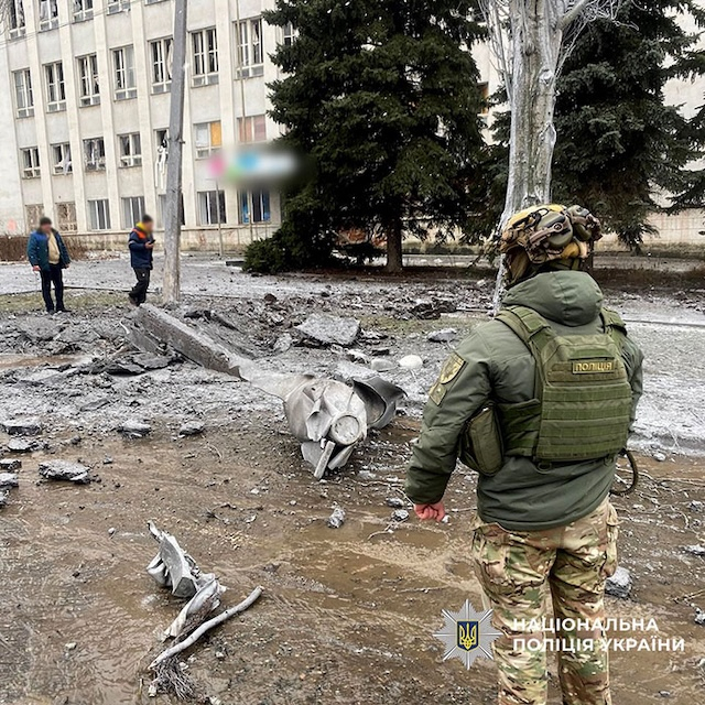 В центре Краматорска упала и не разорвалась российская полуторатонная бомба