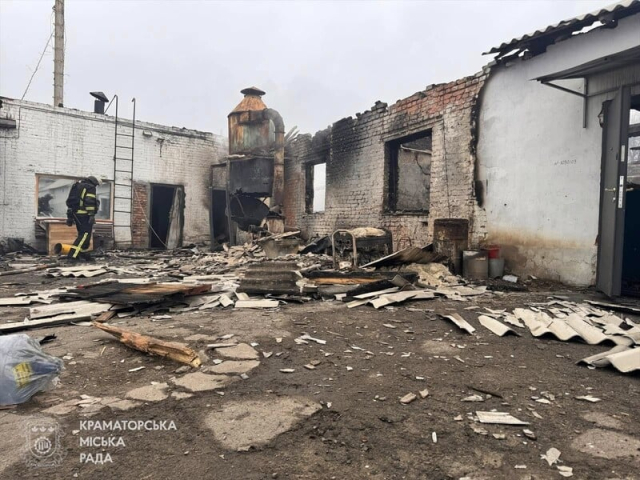 Российские беспилотники четыре раза атаковали Краматорск – есть погибший и раненые