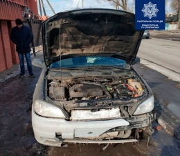 Во время ДТП у водителя обнаружены поддельные документы на машину