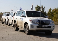 В прифронтовой зоне произошло ДТП с участием патруля ОБСЕ и машины ВСУ