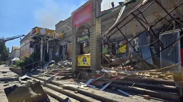 В Дружковке закрыли рынок, который накануне попал под российский обстрел