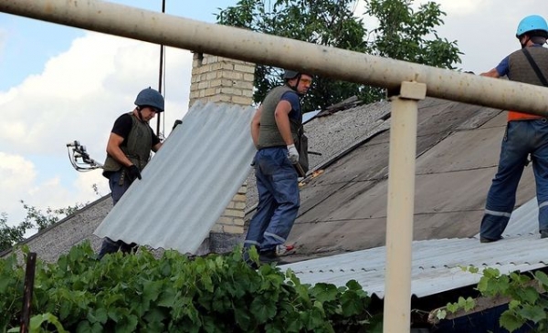 За последнюю неделю спасатели восстановили на Донбассе 41 дом