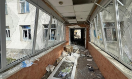 Террористы обстреляли школу искусств в Константиновке