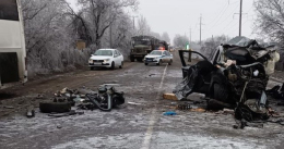 В ДТП в оккупированном Харцызске погиб водитель и ранены два человека