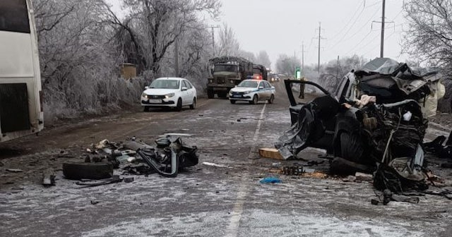 В ДТП в оккупированном Харцызске погиб водитель и ранены два человека