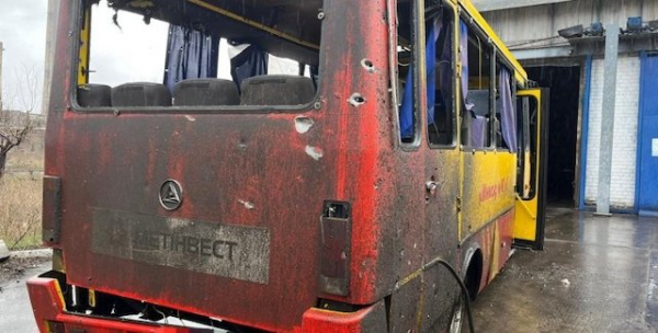 Во время обстрела Авдеевки погибла пассажирка автобуса