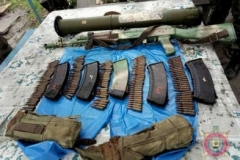 На Донетчине диверсант хранил оружие в саду (видео)