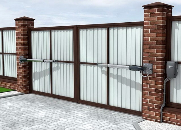 Самостоятельная диагностика неисправностей и срочный ремонт распашных автоматических ворот в Киеве. Запчасти для ворот в Украине