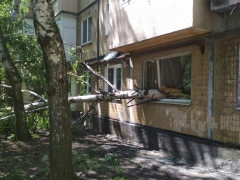 Штормовой ветер в «ДНР» стал причиной нескольких ЧП (фотофакт)