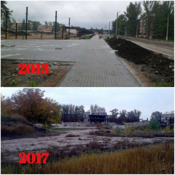 «Русский мир» погубил стадион в оккупированной Макеевке (фото)