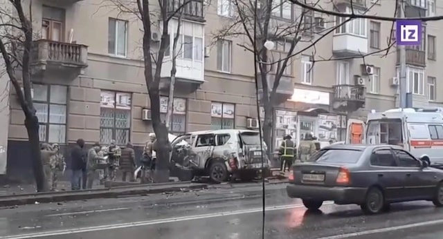 В Донецке подорвали машину начальника Еленовской колонии