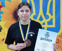 Краматорская спортсменка завоевала бронзовую медаль на кубке Украины