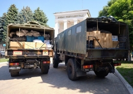 В Донецкую область прибыл гуманитарный груз из Латвии