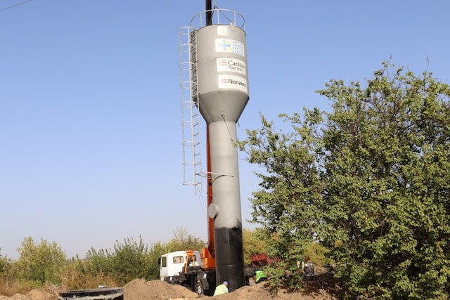 В Мирной Долине решена проблема водоснабжения питьевой водой
