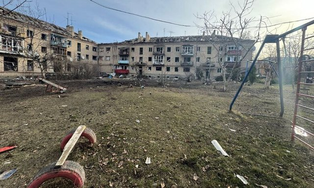 Оккупанты массировано атаковали Константиновку, в том числе фугасными бомбами