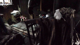 Во время пожара в Покровске погибли двое детей и их отец (видео)