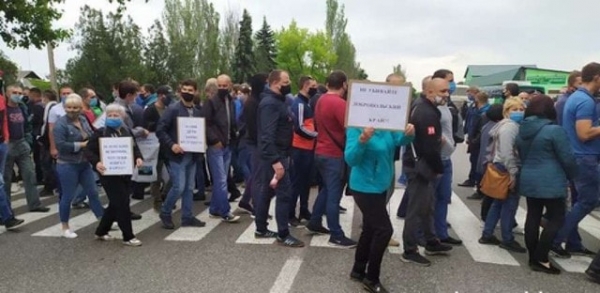 Шахтеры «Добропольеугля» вчера провели акцию протеста