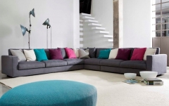 Угловой диван в стиле лофт (идеи дизайна, фото)