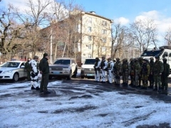 Бойцы спецподразделения КОРД отправились на полигон (видео)