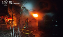 После российских обстрелов на Донетчине возникли пожары