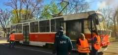 В неподконтрольном Донецке очередное ЧП с трамваем (фотофакт)