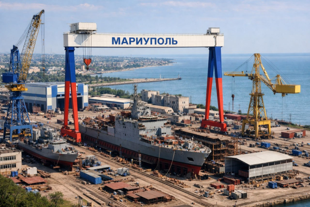 Оккупанты в Мариуполе решили построить судостроительный завод