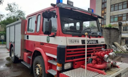 Краматорским спасателям передан современный пожарный автомобиль