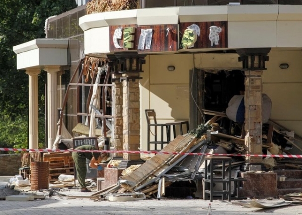Убийство Захарченко: обнародовано видео момента взрыва в кафе «Сепар» (видео)