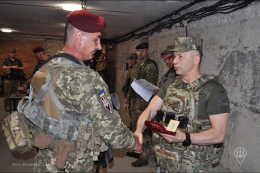 Десантники, сражающиеся на Кураховском направлении, получили боевые награды