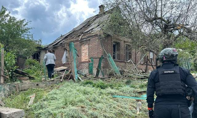 Российские террористы снова обстреливали и бомбили Константиновку (фото)