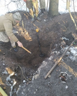 Возле Волновахи обнаружили спрятанные боеприпасы