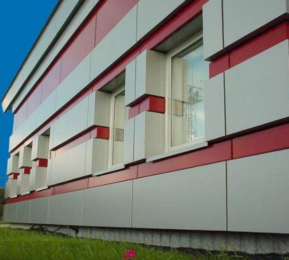 Облицовка фасада композитными панелями