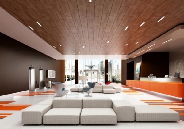 Ламинат на потолок