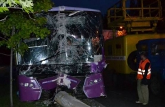 В оккупированном Донецке ДТП с участием общественного транспорта (фото)