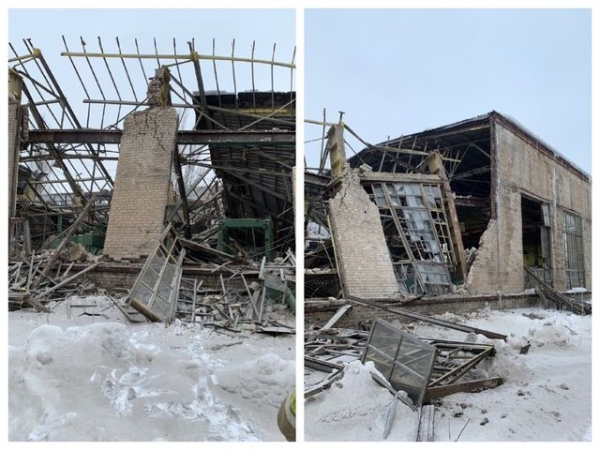 На заводе в «ДНР» обрушилось здание: судьба одного сотрудника неизвестна