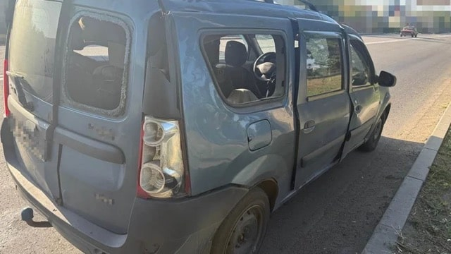 Российский дрон атаковал микроавтобус в Славянске – есть погибшая и раненые