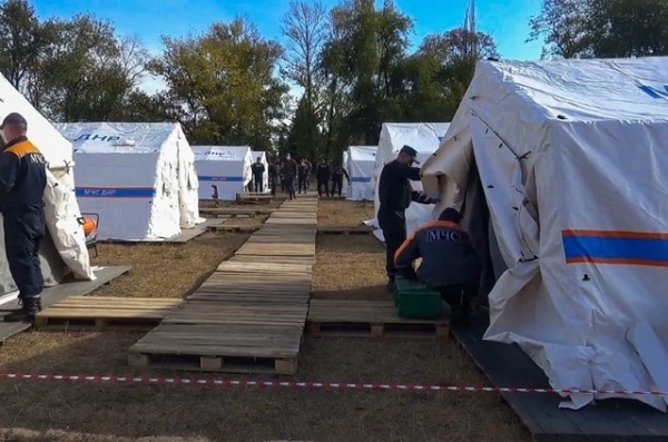 В ОРДО разворачивают палаточные городки для больных коронавирусом