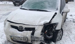 В Макеевке произошло ДТП по вине «полицейского» авто: водителю угрожают сотрудники местного МВД